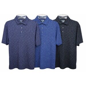 Lot of 3 Roundtree & Yorke Performance Men's Small Golf Polo Shirts